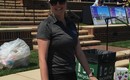 Working with our employees as part of our Earth Day Celebration 2018.